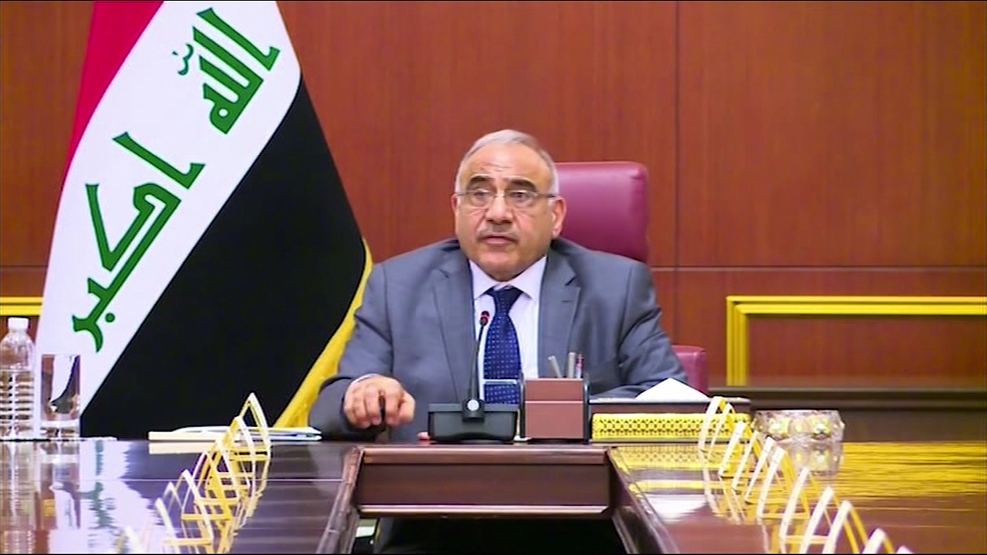 Adil Ebdulmehdî: Bi awayekî dîplomasî kar li ser vekişandina hêzên biyanî ji Îraqê dikin 